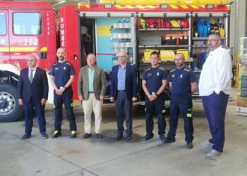 La Diputación incorpora un nuevo camión para completar las dotaciones del Parque de Bomberos de Villares