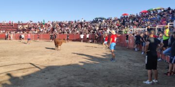 Capea, peñas y charanga para animar la tarde de fiestas en Santa Marta