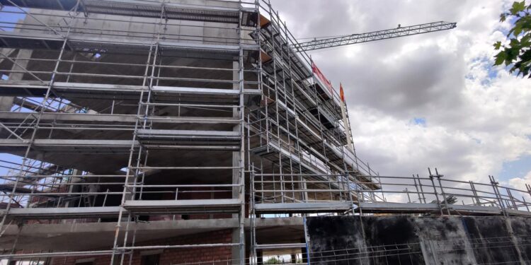 La construcción del nuevo cuartel de la Guardia Civil retoma su actividad tras varias semanas de parón