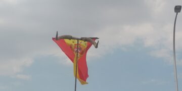 Las peñas de Santa Marta se instalan con sus casetas en el recinto ferial