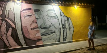 La iluminación permitirá realizar visitas nocturnas a dos obras más de la ‘Ruta de los Murales’