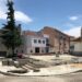 La plaza La Cilla estrenará imagen a finales de mes como nuevo espacio verde y de descanso para los peatones en el casco urbano de Carbajosa