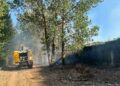 Un incendio originado en uno de los túneles de la A-50 hace saltar las alarmas en Santa Marta