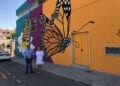 El nuevo mural que decora la guardería municipal dará la bienvenida a los pequeños escolares al inicio del curso