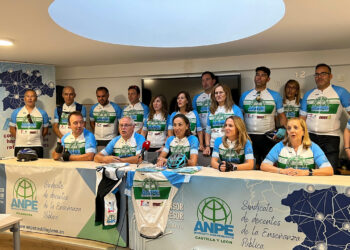 La ciclista salmantina Dori Ruano, madrina de la campaña del Defensor del Profesor de ANPE de Castilla y León