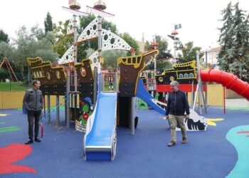 Los niños de Carbajosa disfrutarán de los nuevos juegos del parque La Charca a partir de esta tarde