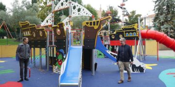 Los niños de Carbajosa disfrutarán de los nuevos juegos del parque La Charca a partir de esta tarde