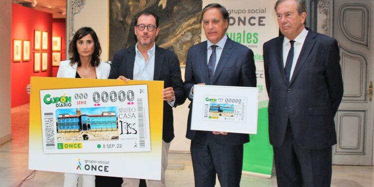 La Casa Lis, imagen del cupón con el que la ONCE rinde de nuevo homenaje a Salamanca el próximo día 8