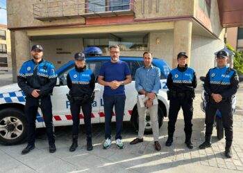 La incorporación del cuarto agente completa la plantilla de la Policía Local de Villamayor que permitirá reforzar la seguridad ciudadana en el municipio