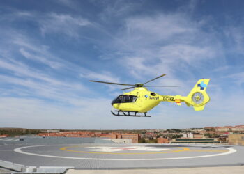 En marcha el helipuerto del Complejo Asistencial Universitario de Salamanca