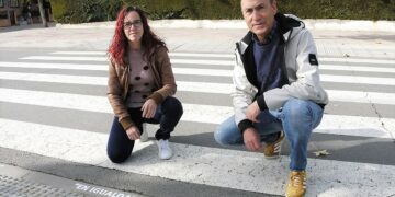 Los pasos de peatones de Carbajosa lanzan mensajes contra la violencia de género