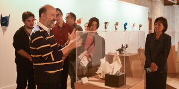 Dragones y pajaritas en la expo ‘Origami, el arte del papel plegado’ que puede visitarse en el Centro Cultural Hispano-Japonés