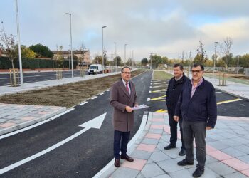 Abierta la conexión y los accesos a los Huertos Urbanos y la Lonja con el desdoblamiento de la Avenida del Padre Ignacio Ellacuría
