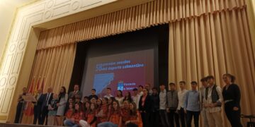 El atleta Mario García se lleva la Salina de Oro en los Premios Anuales del Deporte Salmantino