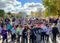 Los escolares del CRA La Flecha corren por la Paz y los derechos de los niños