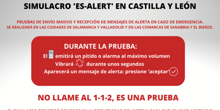 En pruebas el sistema de mensajería que alerta a los ciudadanos de grandes emergencias