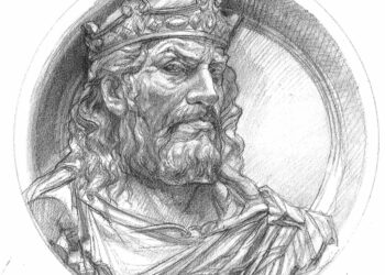 ‘Séptimo’, el medallón de la Plaza Mayor dedicado a Alfonso IX del artista Óscar César Alvariño