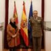 La subdelegada del Gobierno recibe al coronel Javier García López en su despedida como jefe del Regimiento de Especialidades de Ingenieros (REI) 11