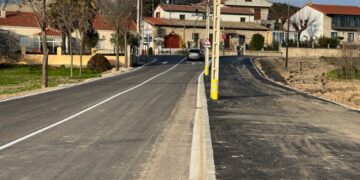 Reabre al tráfico el acceso a Las Dunas desde la carretera de Aldealengua SA-804 tras las obras de ampliación de la calzada