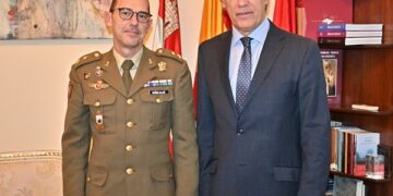 Recepción y bienvenida a Luis Fernando Núñez, nuevo jefe del Regimiento de Especialidades de Ingenieros