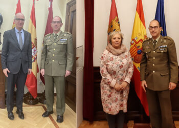 Visitas institucionales para recibir al nuevo jefe del Regimiento de Especialidades de Ingenieros