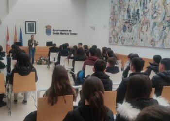 Los escolares del Torrente Ballester se interesan por las políticas medioambientales del Ayuntamiento