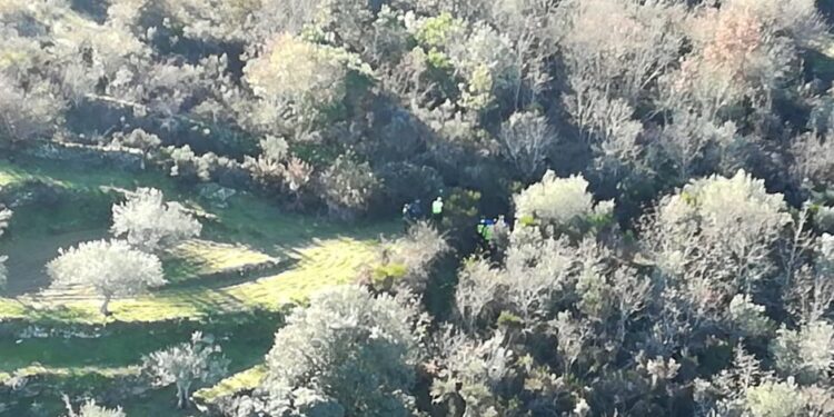 Rescatada en Masueco una mujer que se había caído en una zona de difícil acceso