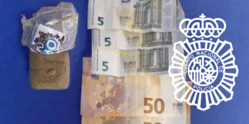 Detenido tras sufrir un accidente, dar positivo en estupefacientes y llevar 48 gramos de hachís