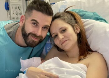 Logan, el primer bebé que nace en Salamanca en el año 2023