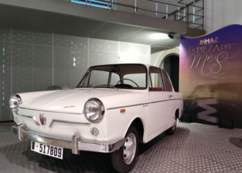 El SIATA Tarraco de 1966 es la primera pieza del mes elegida por el Museo de Historia de la Automoción para 2023