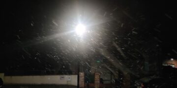 Los primeros copos llegan a Salamanca a la espera de que se cumplan las previsiones para hoy