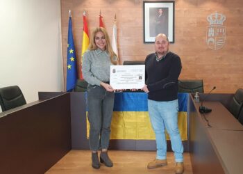La Asociación de Ucranianos de Salamanca ya tiene los 344 euros recaudados en el pincho solidario navideño de Castellanos