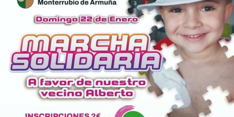 Monterrubio organiza una marcha solidaria a favor del pequeño Alberto