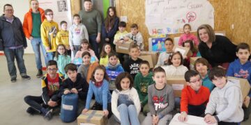 Ciudad de los Niños entrega 25 cajas llenas de alimentos y material para Ucrania e iniciará una campaña de ayuda a Turquía y Siria