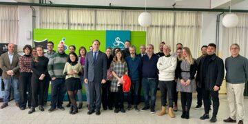 García Carbayo visita las obras de la Escuela Municipal de Música y Danza y destaca el trabajo, esfuerzo y compromiso de alumnos y profesores