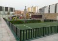 Nuevos y modernos elementos para la zona infantil de la Plaza de la Concordia