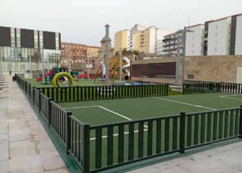 Nuevos y modernos elementos para la zona infantil de la Plaza de la Concordia