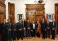Jorge García, soldado del Regimiento de Ingenieros, recibe la Medalla al Mérito de la Protección Civil por salvar la vida a una persona en parada cardiorrespiratoria