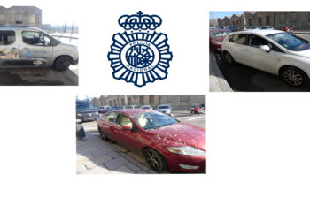 Detenido un varón de 35 años por robo con fuerza en varios coches y estafa