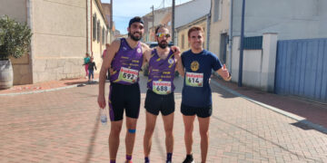 Miguel Gallego y Verónica Sánchez se imponen en el IX Cross Popular de la Parrillada