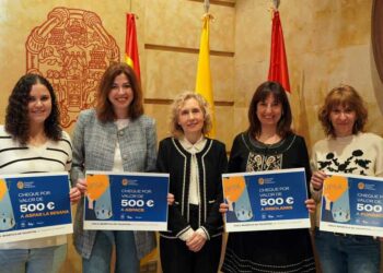 La UPSA entrega la recaudación de la ‘Gala Talento a Talento’ a Aspace, Aspar la Besana, AFIM e Insolamis