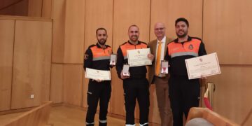Medalla de Plata al Mérito de la Protección Ciudadana de Castilla y León para tres voluntarios de  la Agrupación de Santa Marta