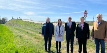 La pasarela peatonal de 40 metros de largo que unirá Castellanos con Moriscos quedará licitada este año