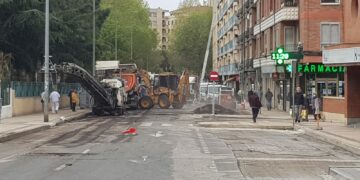 La Avenida de Comuneros se cortará al tráfico desde mañana por los trabajos de pavimentación