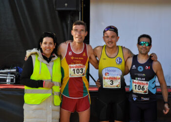 Victorias para José Carlos Hernández y Silvia Vicente en la carrera de la solidaridad de la Isla del Soto