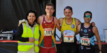 Victorias para José Carlos Hernández y Silvia Vicente en la carrera de la solidaridad de la Isla del Soto