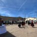 Los vecinos de Doñinos celebran el día grande de las fiestas de San Marcos con la procesión, bailes charros y convite