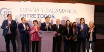 El Partido Popular muestra en Peñaranda su músculo y su apoyo a los candidatos de las cabeceras de comarca