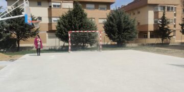 El Ayuntamiento finaliza las obras del campo de fútbol sala y baloncesto de la avenida Valladolid