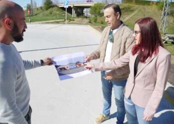 Un mural de grandes dimensiones centrará la ‘mirada’ de la nueva zona de recreo de la Vía Verde